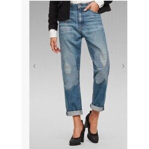 G-Star Raw 3301 High Boyfriend womens luxury casual comfortable Jeans Size 27